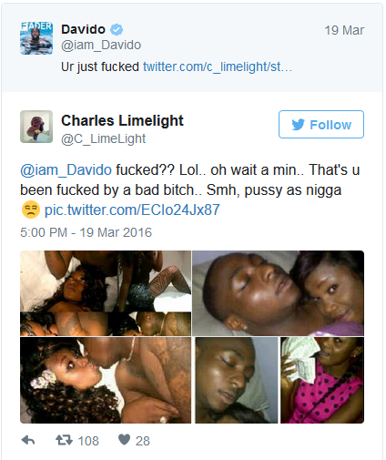 davido twitter fight