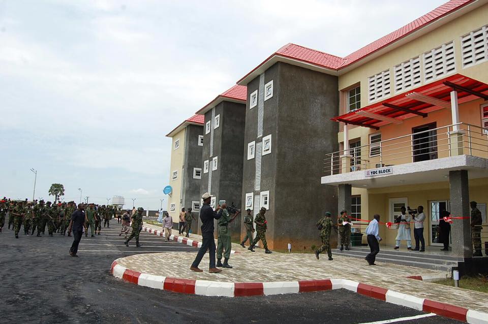 Chief Army Staff Commissions Student Officers Quarters In Jaji