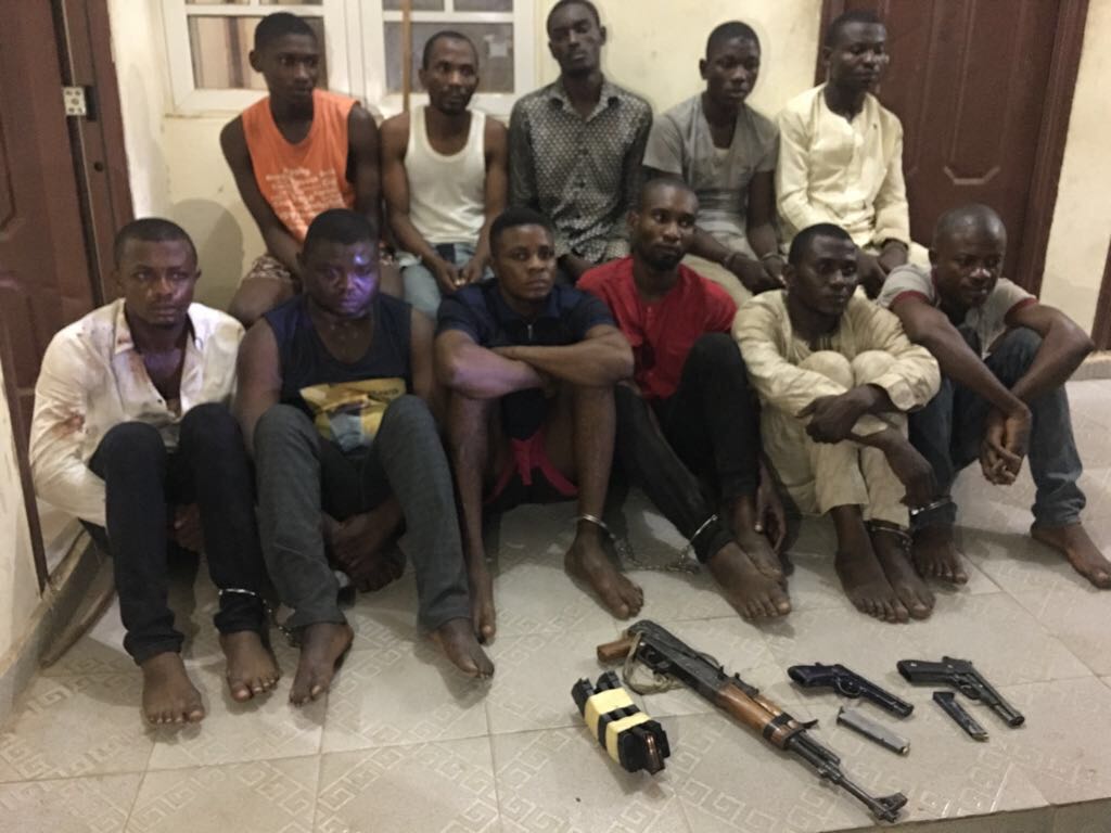 Nigerian Police Arrest 11 Notorious Kidnappers Led By Dismissed DSS Personnel