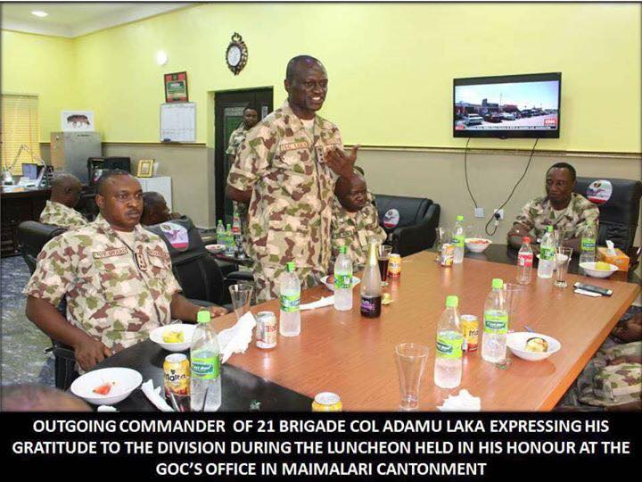 Nigerian Army GOC Organises A Luncheon In Honour Of Outgoing Commander