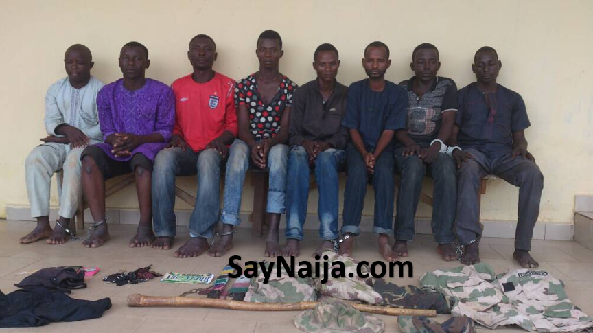 Nigerian Police Arrest 8 Notorious Kidnappers Terrorizing Abuja-Kaduna Express Way