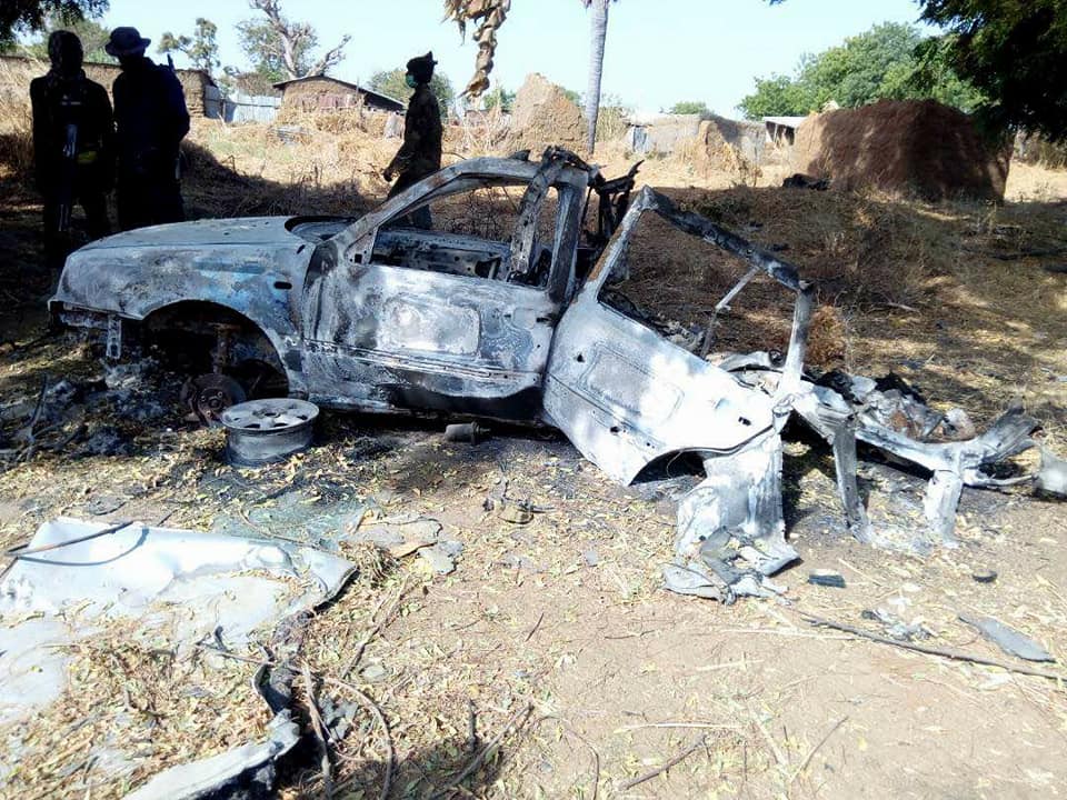 Nigerian Army Intercept Fleeing Boko Haram Vehicle Borne IED