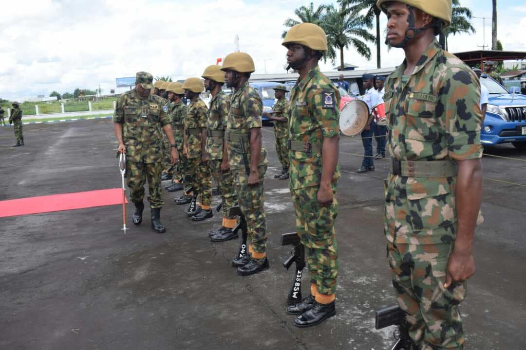 Chief Of Air Staff Tours Headquarters Mobility Command As Bayelsa State Governor Donates Secondary School To Nigerian Air Force