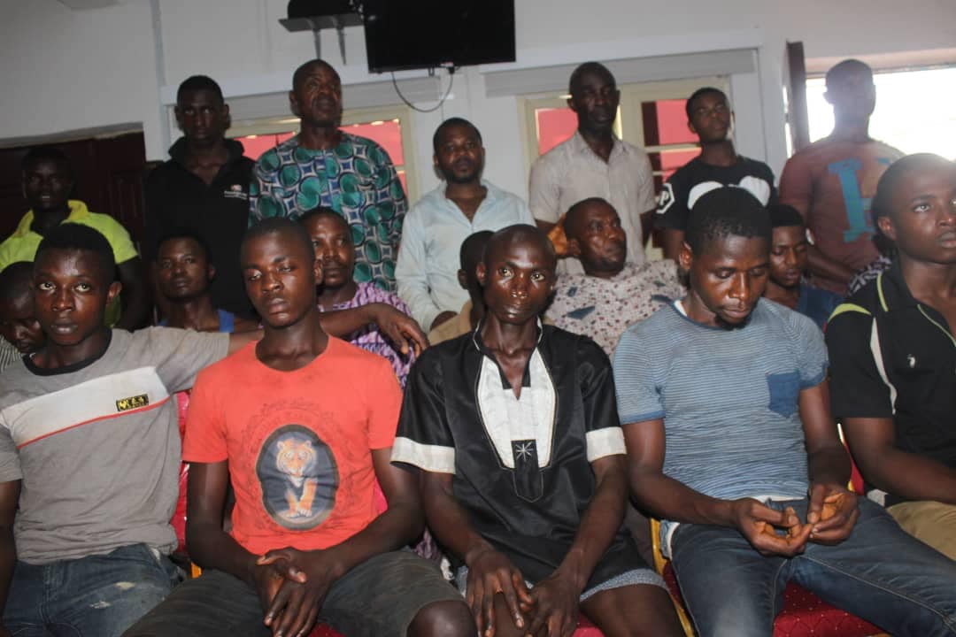 Police Parade 33 Proscribed IPOB Members For Killing Police Inspector