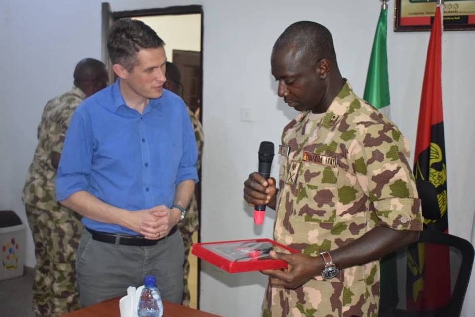 UK Secretary Of State For Defence Visits Theatre Command