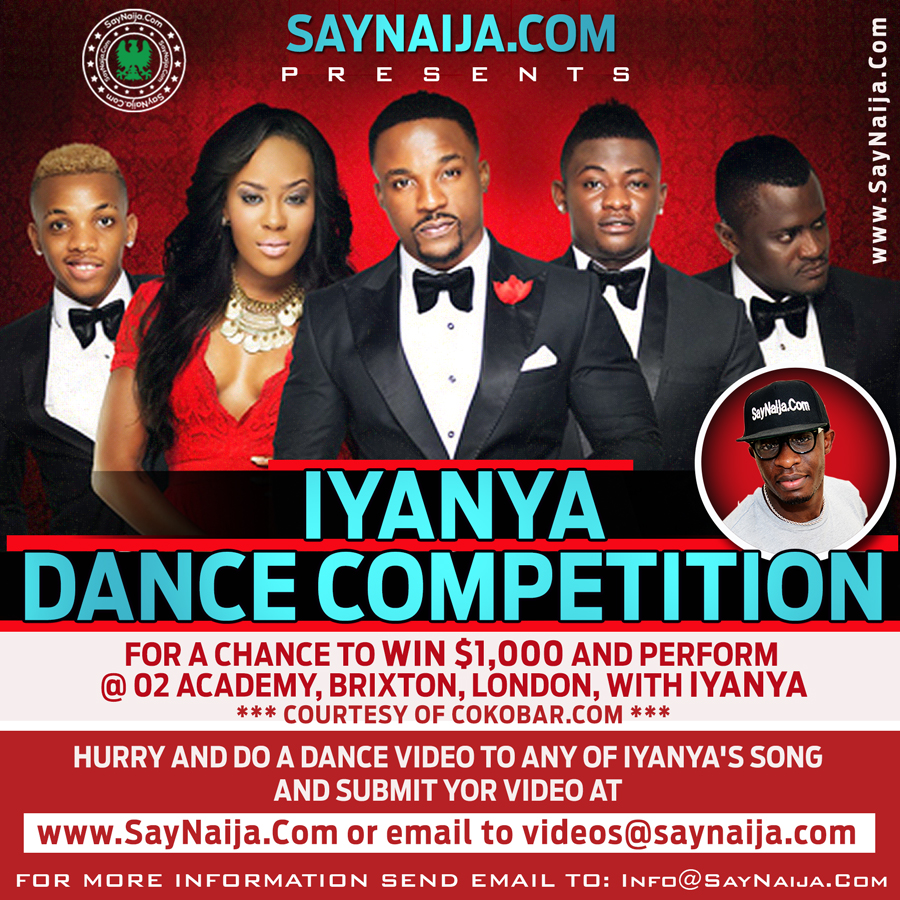 iyanya dance competition, triplemg