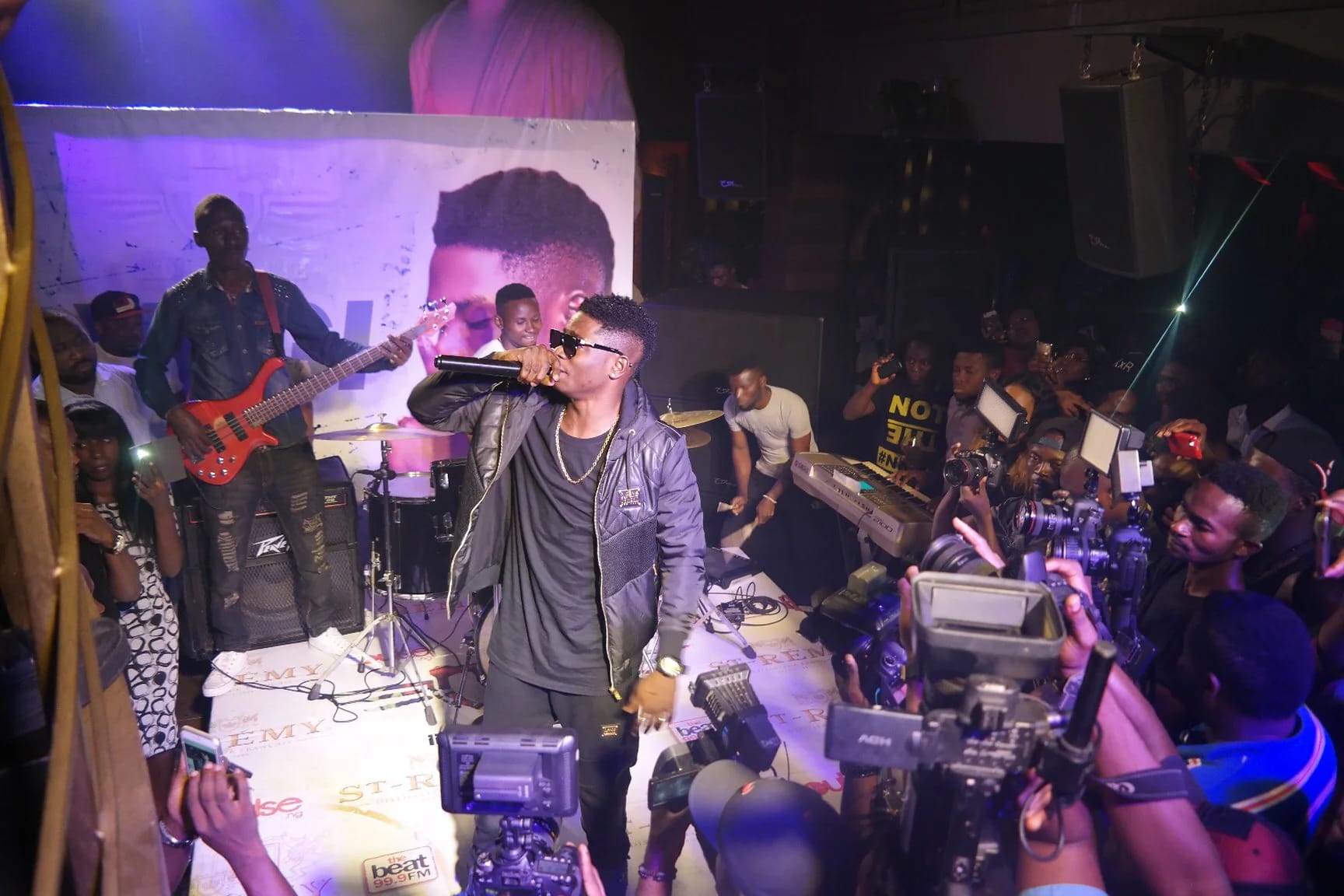 Lil Kesh thrills fans during performance