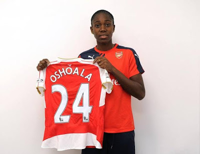 Nigeria's Azizat Oshoala joins Arsenal ladies