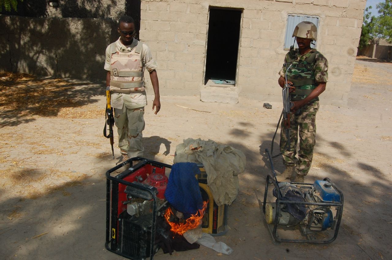 TROOPS ARREST BOKO HARAM TERRORISTS LOGISTICS ELEMENTS
