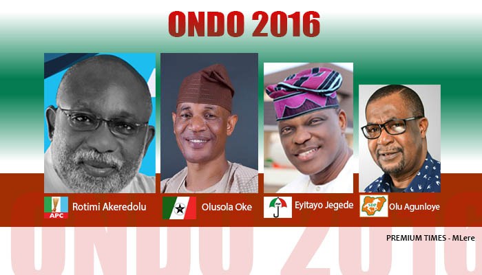 OndoDecides: 4 major candidates, 24 others battle to become governor