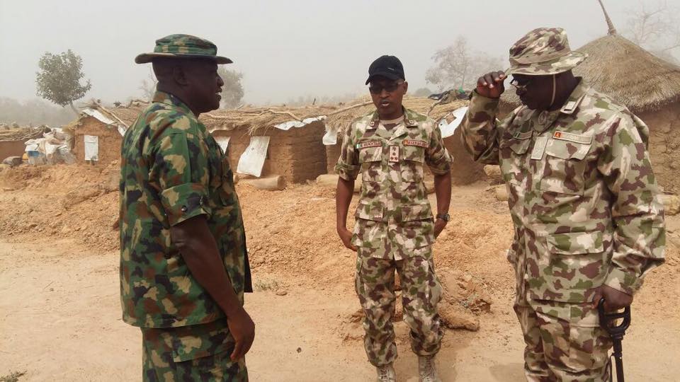 PHOTOS: Major General Peter Dauke Visits Troops Of 154 Task Force Battalion