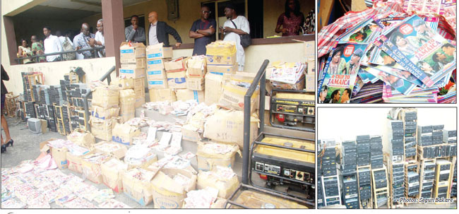 Censors Board Raid Alaba Market, Seizes Pirated Films