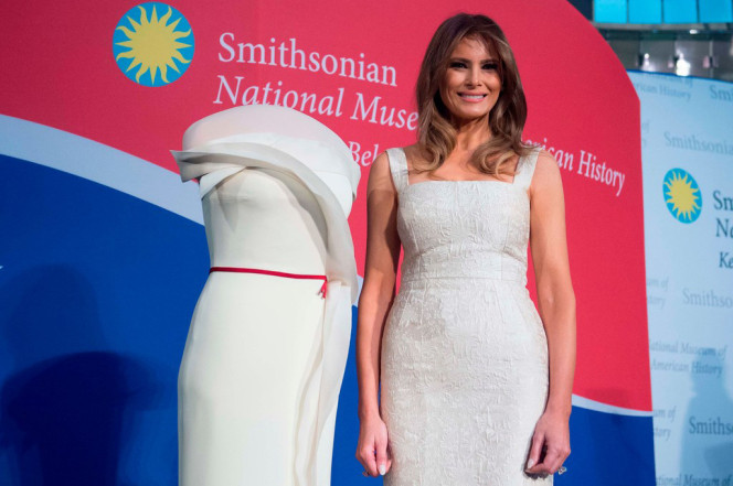 Melania Trump Donates Inaugural Dress to Smithsonian