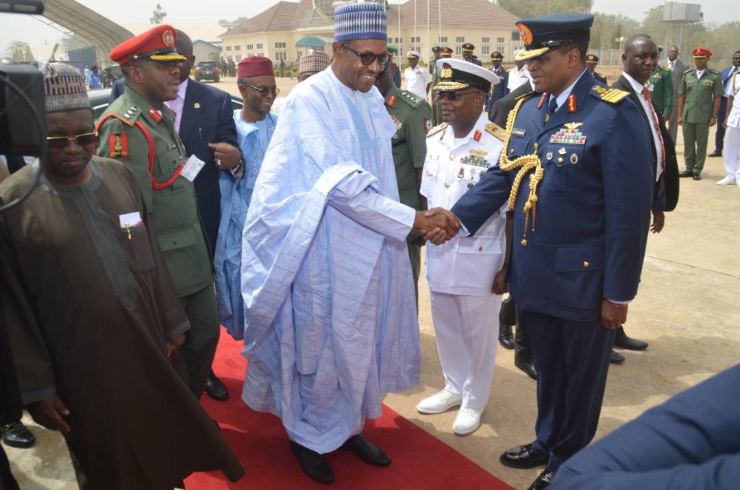 President Buhari Inducts First Nigerian Air Force Indigenous Operational Unmanned Aerial Vehicle