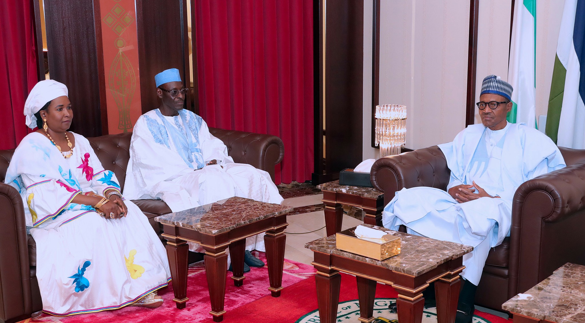 We're Happy With Peace, Stability In The Gambia - President Buhari Tells Envoy