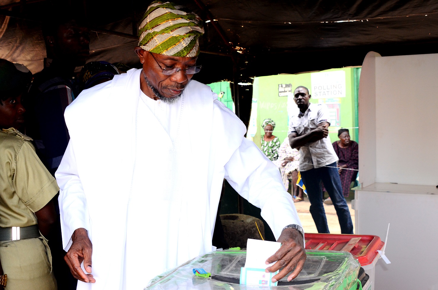 Aregbesola votes