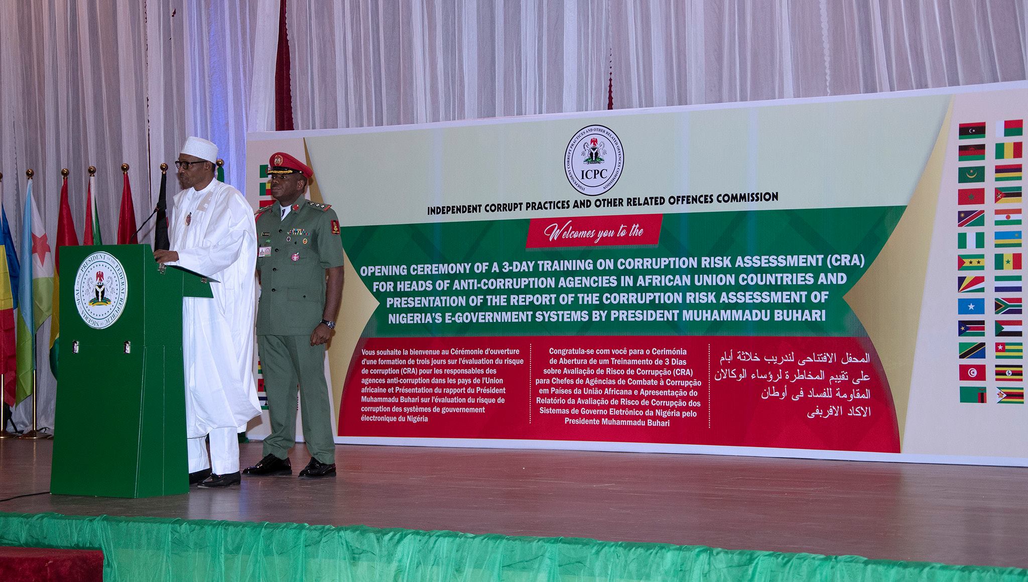 President Buhari Unveils Corruption Risk Assessment Report in Abuja