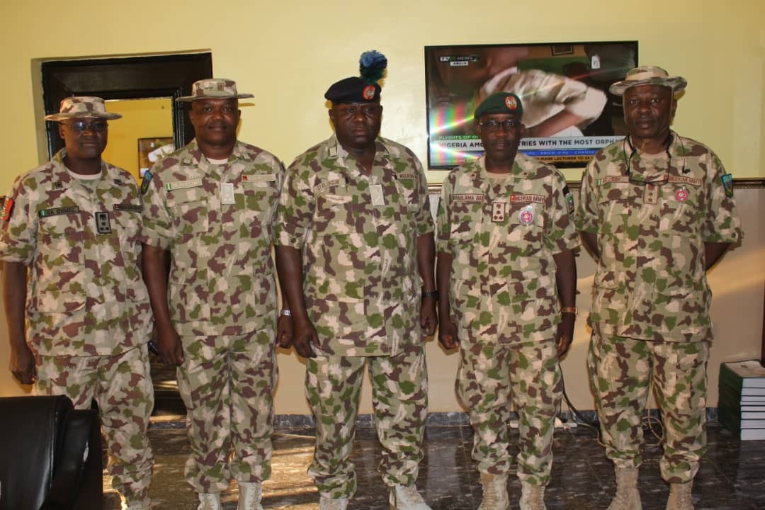ccs-lafiya-dole- Commander Corps Of Signals On Operational Visit To Operation Lafiya Dole