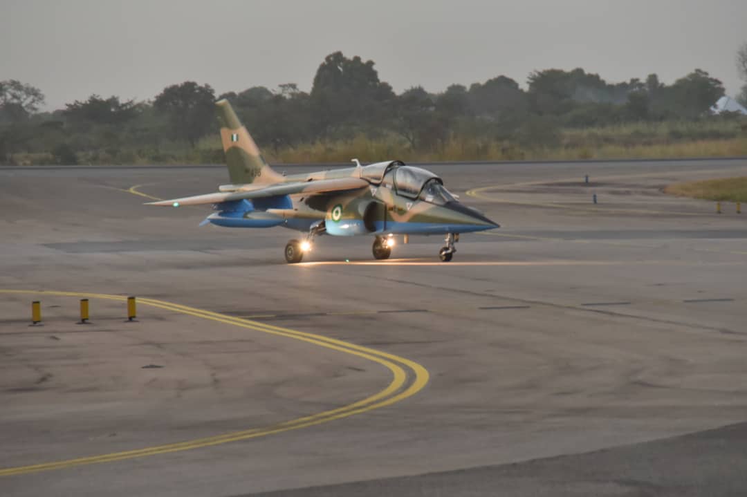 naf-jet VIDEO: Nigerian Air Force Aircraft Neutralize Terrorists At Their Hideout Near Baga