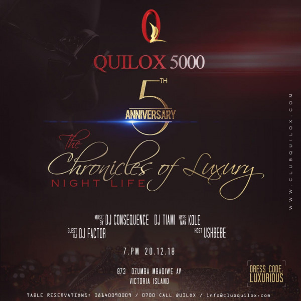 Quilox Celebrates 5th Anniversary With 36 Hours Non-stop Party
