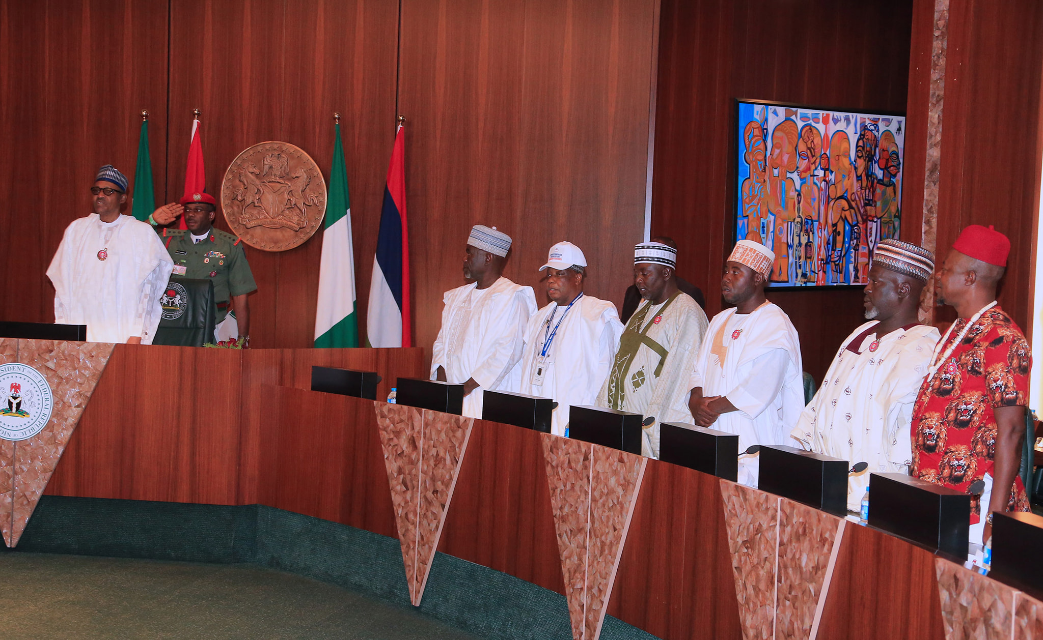 buhari-amalgamated-food President Buhari Pledges Proactive Steps To End Illegal Tax Collections