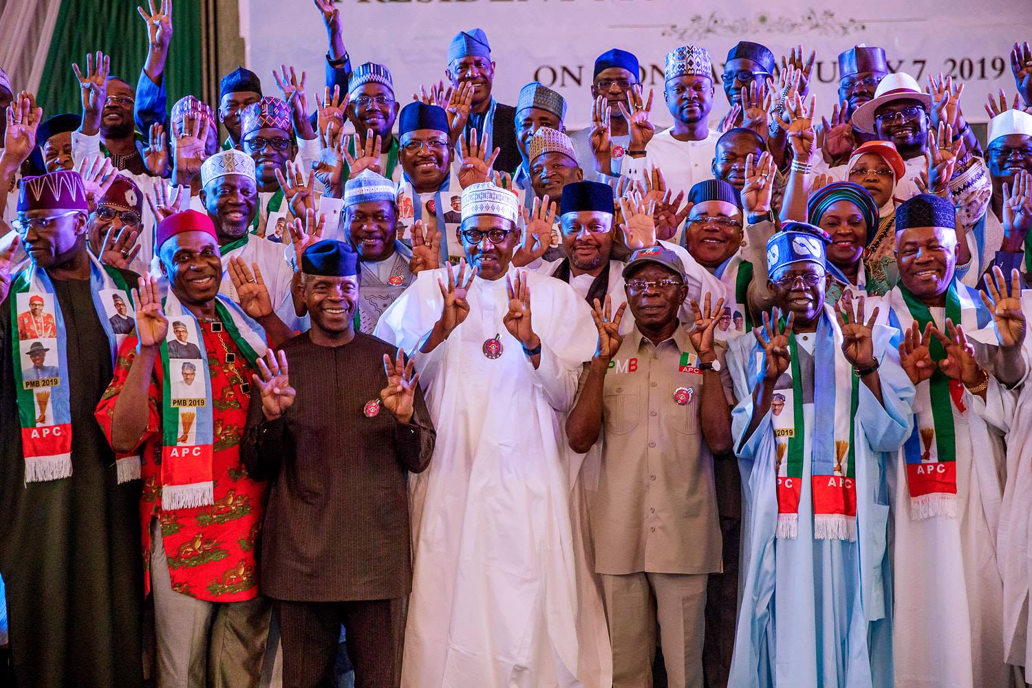 President Buhari Inaugurates APC Presidential Campaign Council