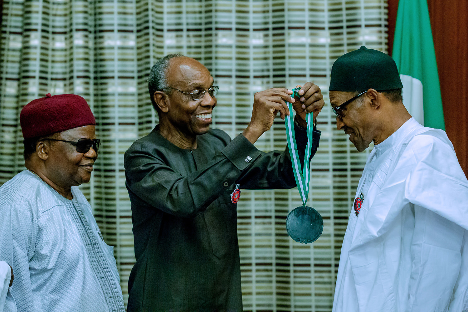 I Wont Disappoint, President Buhari Assures As He Becomes Grand Patron Of Nigerian Media Merit Award