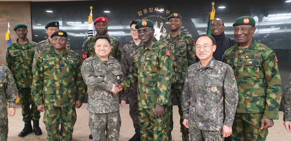 Nigeria Army Seeks Strategic Partnership In Counter Terrorism Operations As Chief Of Army Staff Visits South Korea