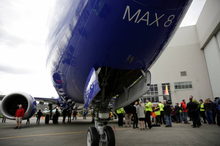 737 Max 8 Plane