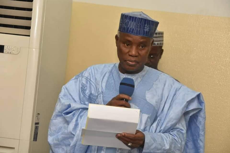 Minister of Defence, Maj.-Gen. Bashir Magashi
