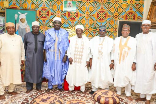 Lieutenant General TY Buratai, Brigadier General SK Usman Visit Former President Buhari In Daura