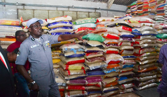 6,861 Bags Of Rice Other Smuggled Goods Seized In May – Customs